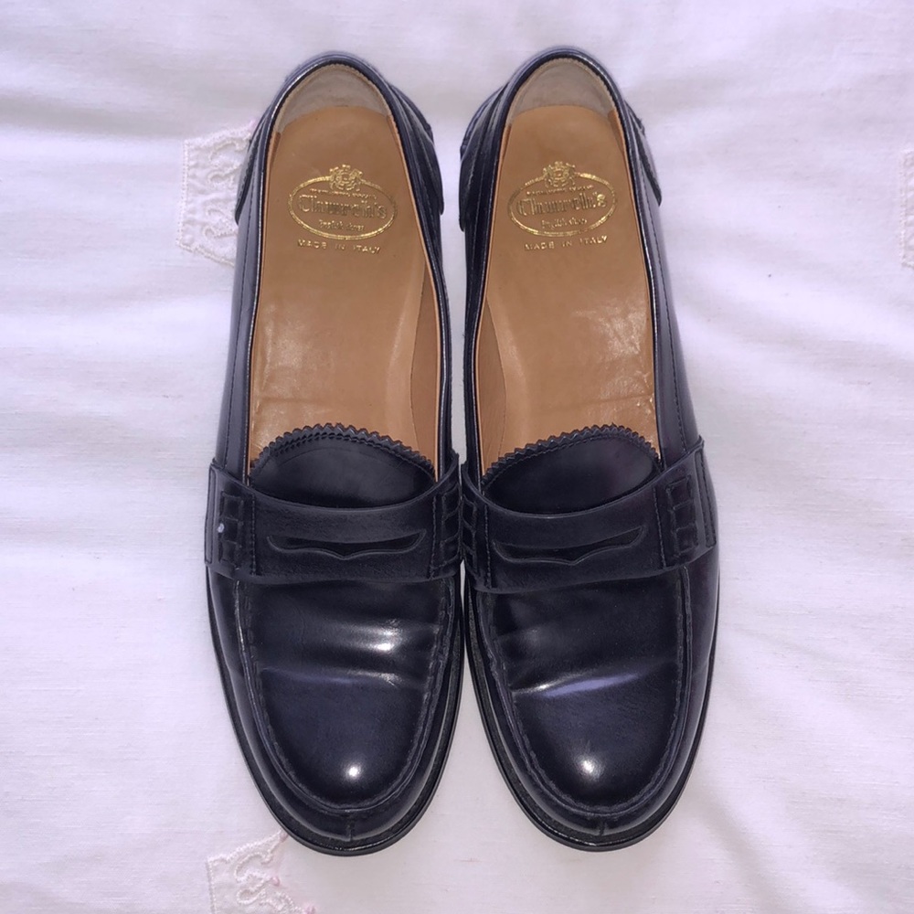 Church’s Leather Black Loafers size 39